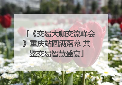 《交易大咖交流峰会》重庆站圆满落幕 共鉴交易智慧盛宴