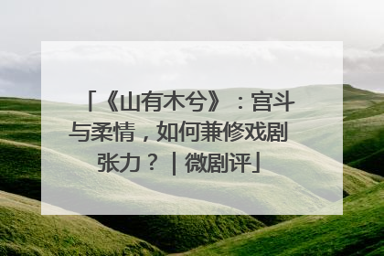 《山有木兮》：宫斗与柔情，如何兼修戏剧张力？｜微剧评