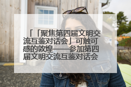 「聚焦第四届文明交流互鉴对话会」可触可感的敦煌——参加第四届文明交流互鉴对话会的外宾参观上元市集