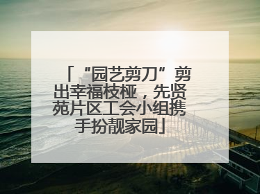 “园艺剪刀”剪出幸福枝桠，先贤苑片区工会小组携手扮靓家园