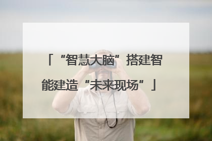 “智慧大脑”搭建智能建造“未来现场”