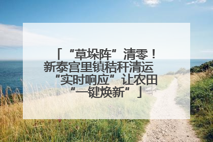 “草垛阵”清零！新泰宫里镇秸秆清运“实时响应”让农田“一键焕新”