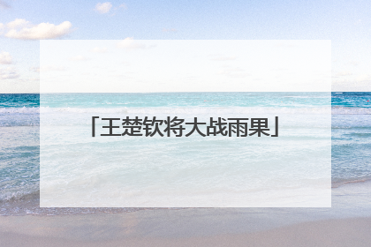 王楚钦将大战雨果
