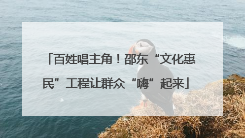 百姓唱主角！邵东“文化惠民”工程让群众“嗨”起来
