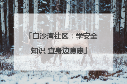 白沙湾社区：学安全知识 查身边隐患