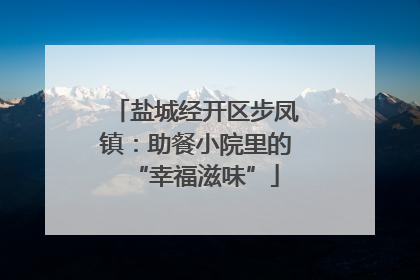 盐城经开区步凤镇：助餐小院里的“幸福滋味”