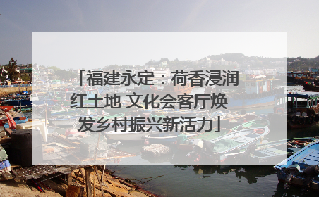 福建永定：荷香浸润红土地 文化会客厅焕发乡村振兴新活力