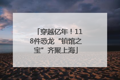 穿越亿年!118件恐龙“镇馆之宝”齐聚上海