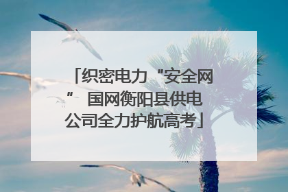 织密电力“安全网” 国网衡阳县供电公司全力护航高考