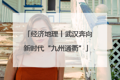 经济地理丨武汉奔向新时代“九州通衢”