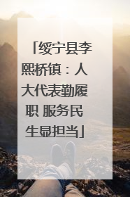 绥宁县李熙桥镇：人大代表勤履职 服务民生显担当