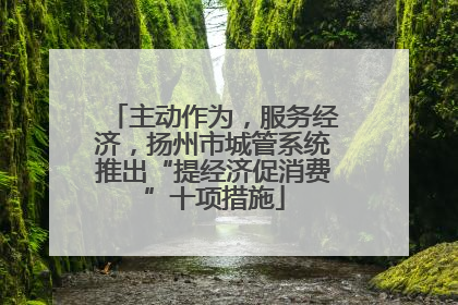 主动作为，服务经济，扬州市城管系统推出“提经济促消费”十项措施
