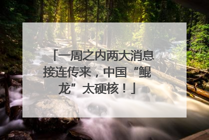 一周之内两大消息接连传来，中国“鲲龙”太硬核！