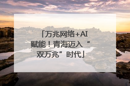 万兆网络+AI赋能！青海迈入“双万兆”时代