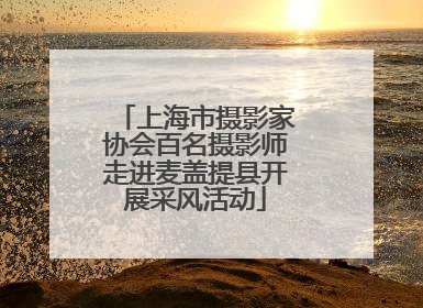 上海市摄影家协会百名摄影师走进麦盖提县开展采风活动
