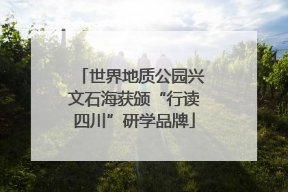世界地质公园兴文石海获颁“行读四川”研学品牌