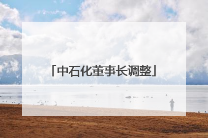 中石化董事长调整