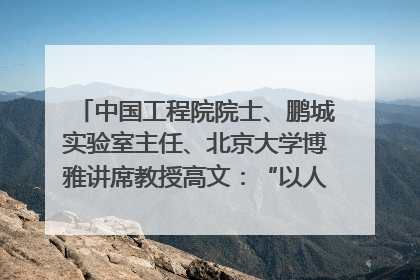 中国工程院院士、鹏城实验室主任、北京大学博雅讲席教授高文：“以人为本 智能向善” 推动文化与科技相生相促｜聚焦2025文化强国建设高峰论坛