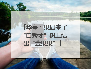 华亭：果园来了“田秀才”树上结出“金果果”