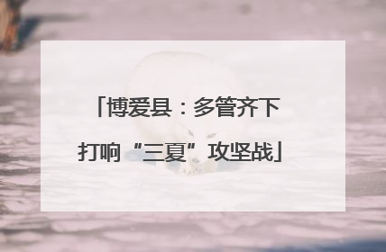 博爱县：多管齐下 打响“三夏”攻坚战