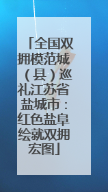 全国双拥模范城（县）巡礼江苏省盐城市：红色盐阜绘就双拥宏图