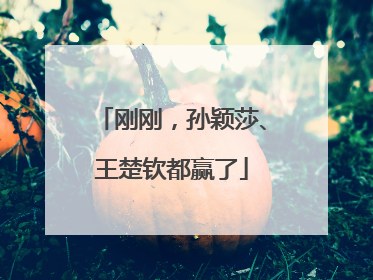 刚刚，孙颖莎、王楚钦都赢了