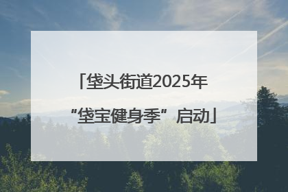 垡头街道2025年“垡宝健身季”启动