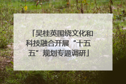 吴桂英围绕文化和科技融合开展“十五五”规划专题调研