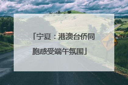 宁夏：港澳台侨同胞感受端午氛围