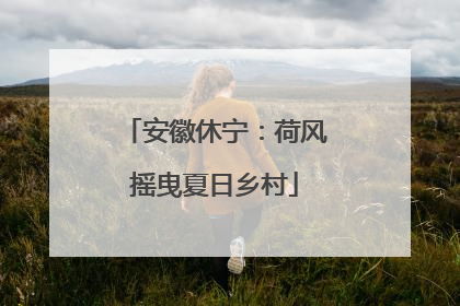 安徽休宁：荷风摇曳夏日乡村