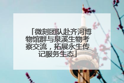 微刻团队赴齐河博物馆群与泉溪生物考察交流，拓展永生传记服务生态