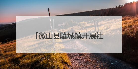 微山县驩城镇开展社保换卡进社区活动