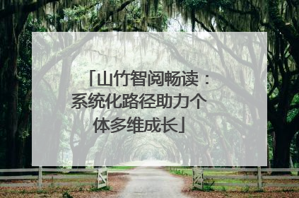 山竹智阅畅读：系统化路径助力个体多维成长
