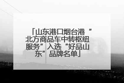 山东港口烟台港“北方商品车中转枢纽服务”入选“好品山东”品牌名单