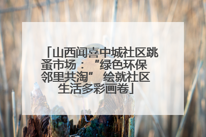 山西闻喜中城社区跳蚤市场：“绿色环保 邻里共淘” 绘就社区生活多彩画卷