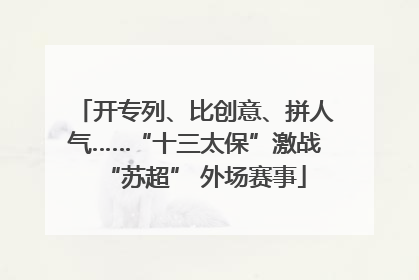 开专列、比创意、拼人气……“十三太保”激战“苏超” 外场赛事