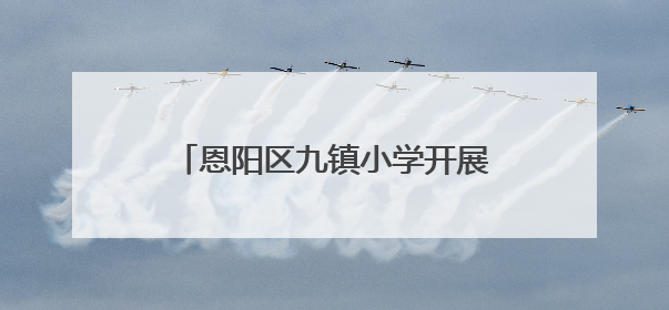 恩阳区九镇小学开展师德师风宣誓活动