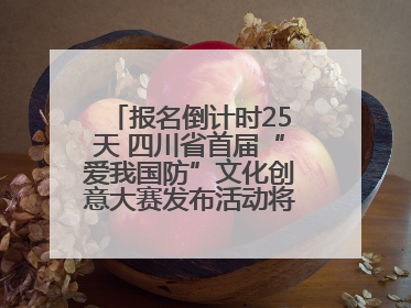 报名倒计时25天 四川省首届“爱我国防”文化创意大赛发布活动将于9月落地宜宾