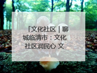 文化社区｜聊城临清市：文化社区润民心 文明新风满临清