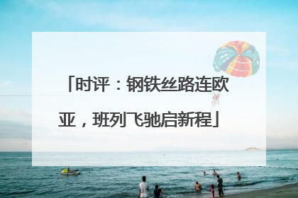 时评：钢铁丝路连欧亚，班列飞驰启新程