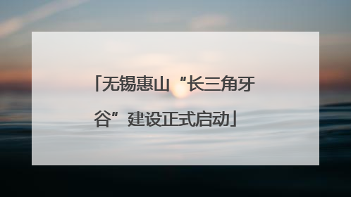 无锡惠山“长三角牙谷”建设正式启动
