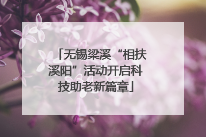 无锡梁溪“相扶溪阳”活动开启科技助老新篇章