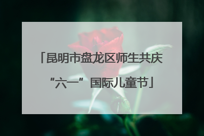 昆明市盘龙区师生共庆“六一”国际儿童节