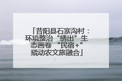 昔阳县石寨沟村：环境整治“绣出”生态画卷 “民宿+”撬动农文旅融合