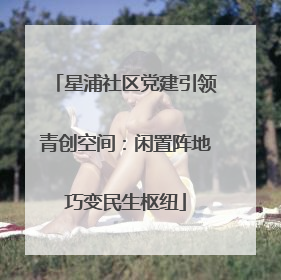 星浦社区党建引领青创空间：闲置阵地巧变民生枢纽