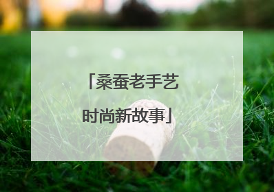 桑蚕老手艺 时尚新故事
