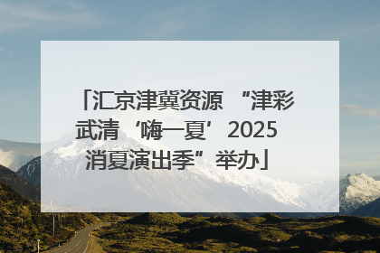 汇京津冀资源 “津彩武清‘嗨一夏’2025消夏演出季”举办