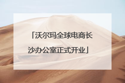 沃尔玛全球电商长沙办公室正式开业