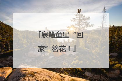泉籍童星“回家”簪花！