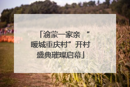 渝蒙一家亲 “暖城重庆村”开村盛典璀璨启幕